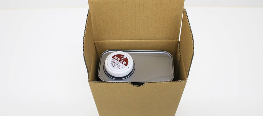 Carton box packaging for square cans