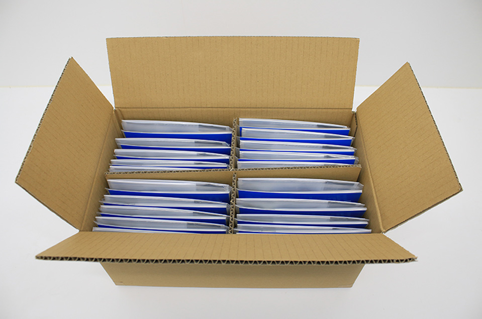 Carton box with special separations for booklets